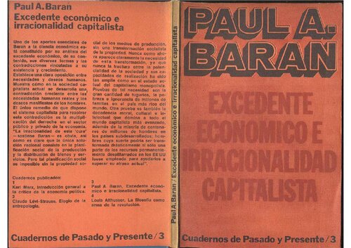 Excedente económico e irracionalidad capitalista