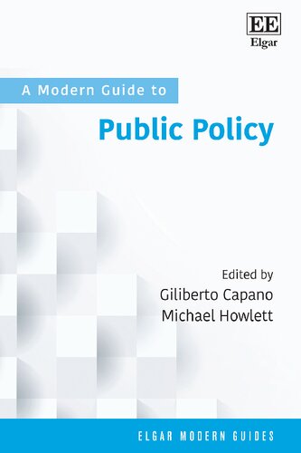 A Modern Guide to Public Policy