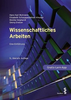 Wissenschaftliches Arbeiten: Eine Einführung