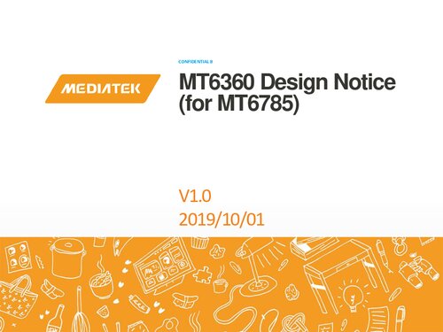 MT6360 Design Notice (for MT6785)