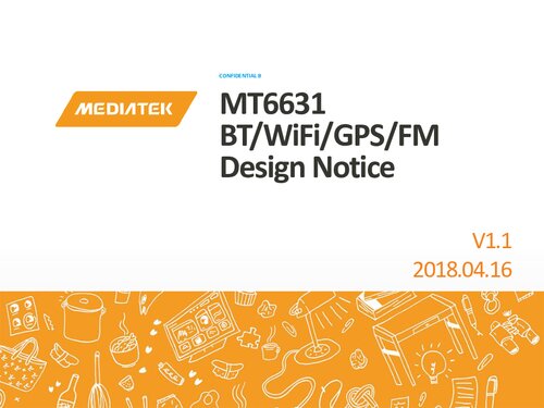 MT6631 BT/WiFi/GPS/FM Design Notice