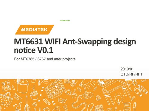 MT6631 WIFI Ant-Swapping design notice (for MT6785, MT6767 and after)