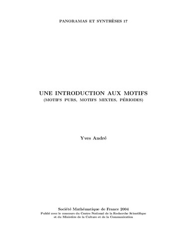 Une introduction aux motifs: motifs purs, motifs mixtes, périodes