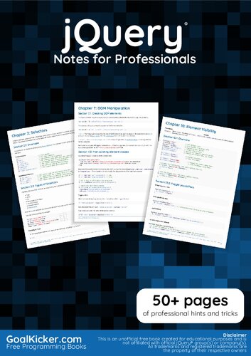 jQuery® Notes for Professionals book