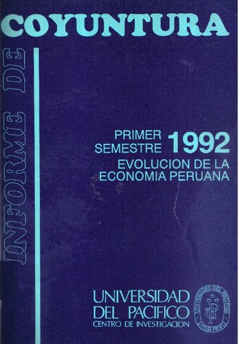 Primer semestre 1992 : Evolución de la economía peruana