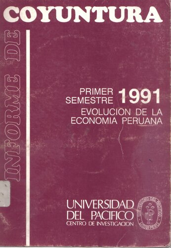 Primer semestre 1991 : Evolución de la economía peruana