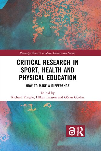 Critical research in sport, health and physical education : how to make a difference