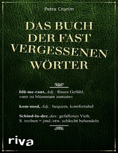 Das buch der fast vergessenen wörter