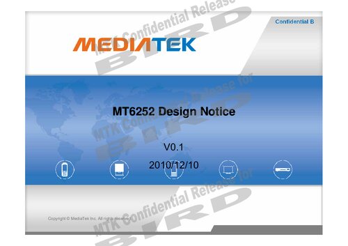 MT6252 Design Notice