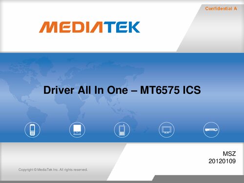 MT6575 ICS Infrastructure (Driver All In One)