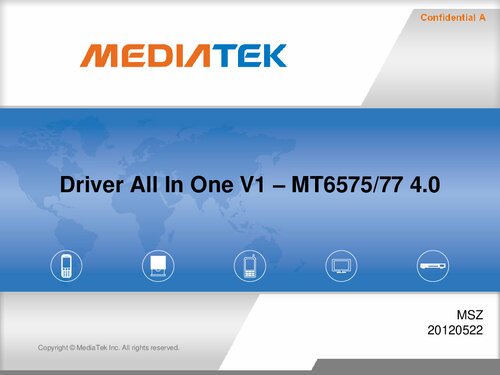 MT6575/77 ICS Infrastructure (Driver All In One)