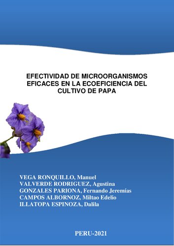 Efectividad de microorganismos eficaces en la ecoeficiencia del cultivo de papa (Solanum tuberosum L.)