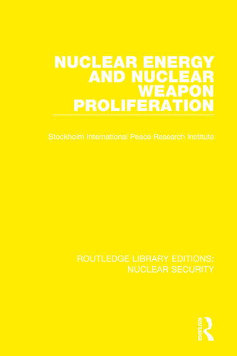 Nuclear Energy and Nuclear Weapon Proliferation