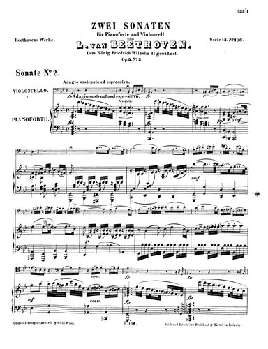 Zwei Sonaten op. 5 No. 2