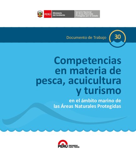 Competencias en materia de pesca, acuicultura y turismo en el ámbito marino de las Áreas Naturales Protegidas