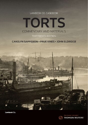 Torts: Commentary and Materials 13th Edition