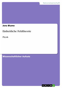 Einheitliche Feldtheorie: Physik