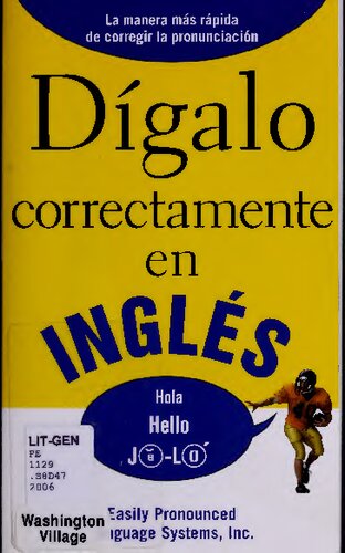 Dg̕alo correctamente en inglš