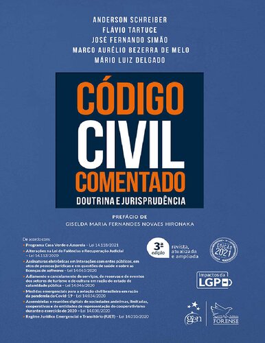 Código civil comentado: doutrina e jurisprudência