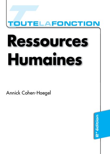 Toute la fonction ressources humaines