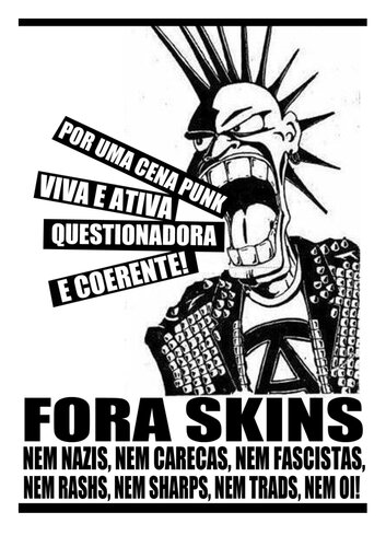 Por que somos contra a união de punks com skinheads