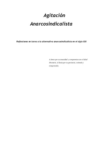 Agitación anarcosindicalista