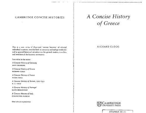 A Concise History of Greece