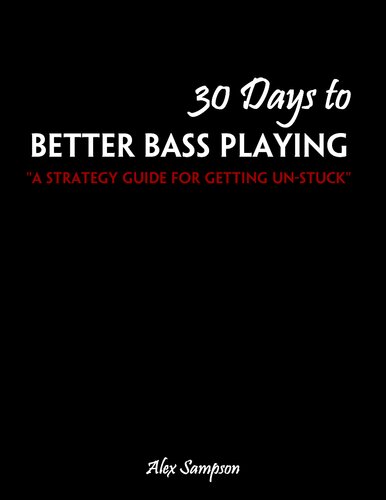 30 Days To Better Bass Playing