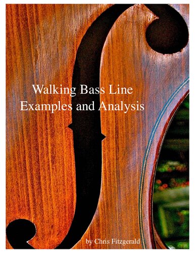 Walking Bass Line Example And Analysis.