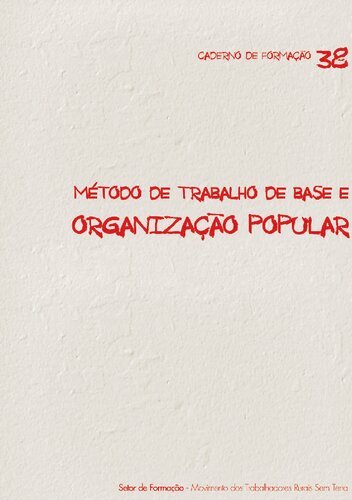 Método de trabalho de base e organização popular