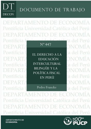 El derecho a la Educación Intercultural Bilingüe (EIB) y la política fiscal en Perú