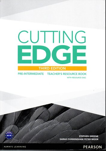 Cutting Edge Third Edition Pre-Intermediate Teacher's Resource Book