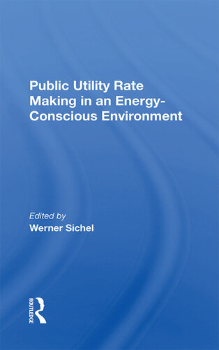 Public Utility Rate Making in an Energy-Conscious Environment