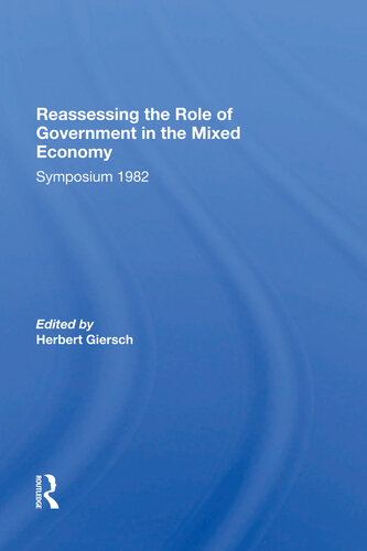 Reassessing/ Avail. Hc. Only! The Mixed Economy