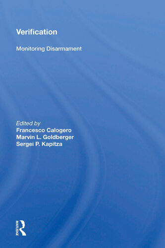 Verification: Monitoring Disarmament