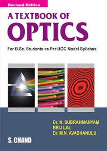 A Textbook of Optics for IIT JEE Physics Olympiad IOQP Other Engineering Entrance Examinations Problems & Solutions Fully Solved Questions