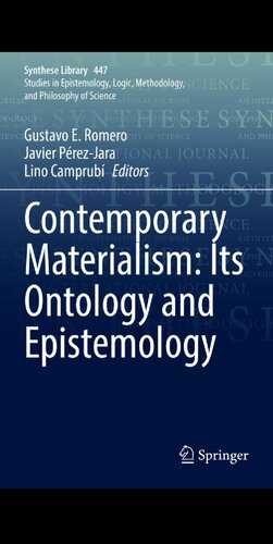 Contemporary Materialism: Its Ontology and Epistemology