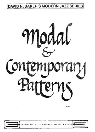 Modal & Contemporary Patterns.