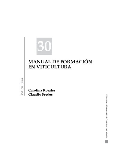 Manual de Formación en Viticultura