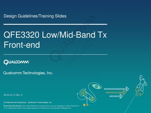 QFE3320 Low/Mid-Band Tx Front-end