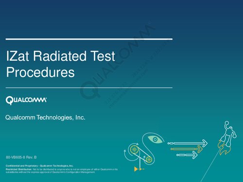 IZat Radiated Test Procedures