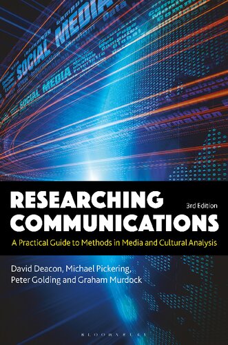 Researching Communications: A Practical Guide To Methods In Media And Cultural Analysis