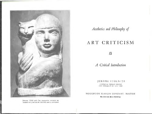 Aesthetics & Philosophy of Art Criticism: A Critical Introduction