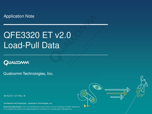 QFE3320 ET v2.0 Load-Pull Data