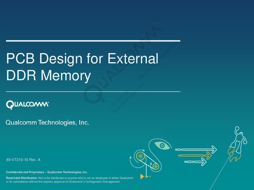 PCB Design for External DDR Memory