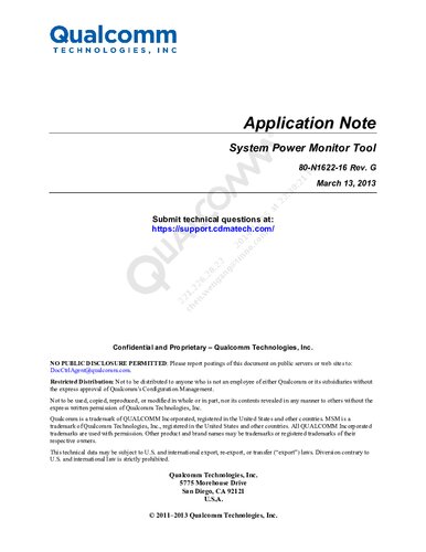 System Power Monitor Tool