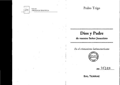 Dios y Padre de nuestro Señor Jesucristo en el cristianismo latinoamericano