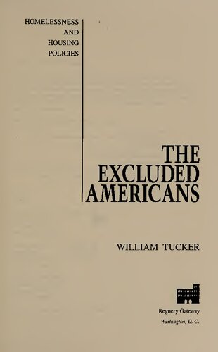 Excluded Americans - Homelessness and Housing Policies