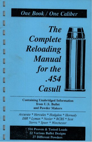 Loadbooks - 454 Casull