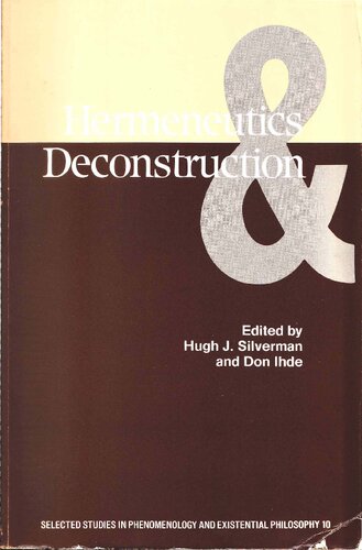 Hermeneutics and Deconstruction